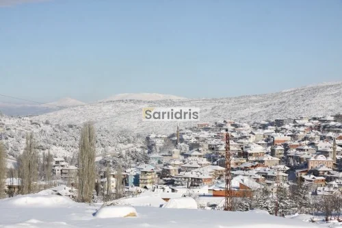 Sarıidris Kasabası Kış Görselleri