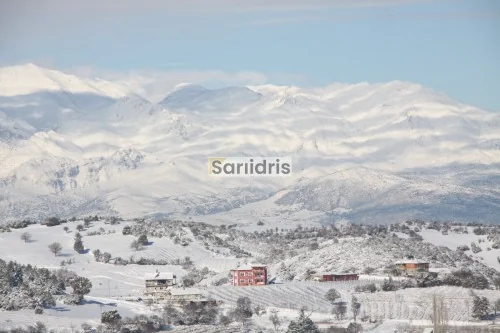 Sarıidris Kasabası Kış Görselleri