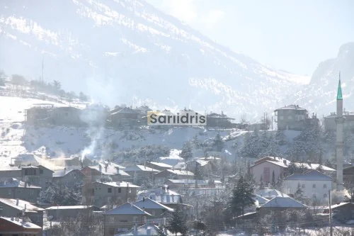 Sarıidris Kasabası Kış Görselleri