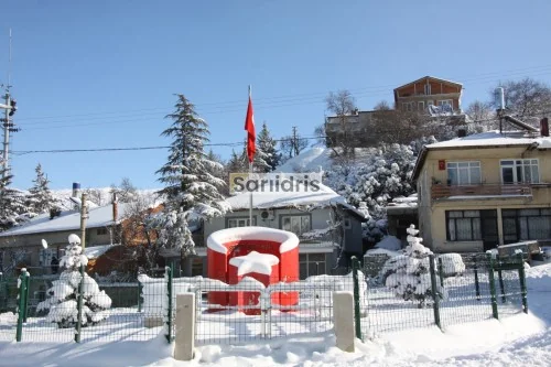 Sarıidris Kasabası Kış Görselleri